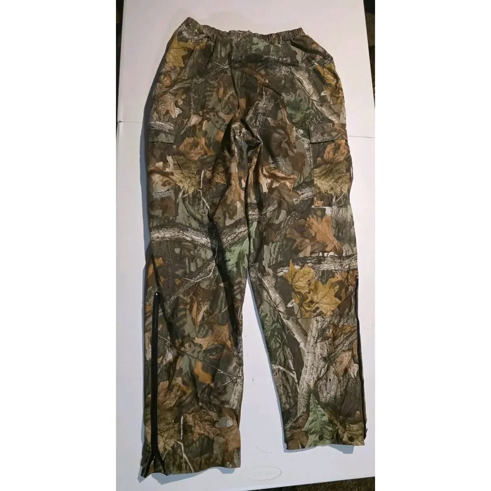 Stearns Dry Wear Advantage Timber Break Up Camo Rain Pants XL Hunting Outdoor